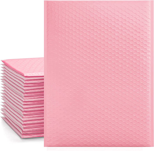 10.5x16 Bubble-Mailer Padded Envelope | Sakura Pink - JiaroPack