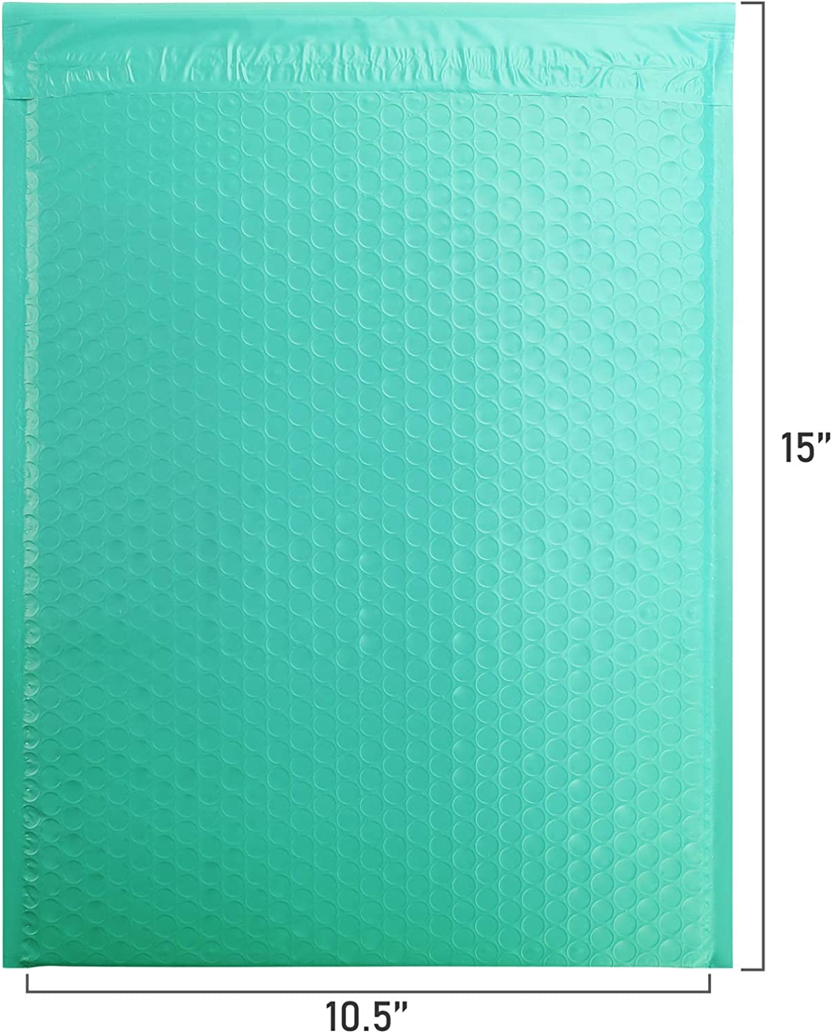 10.5x16 Bubble-Mailer Padded Envelope | Teal - JiaroPack